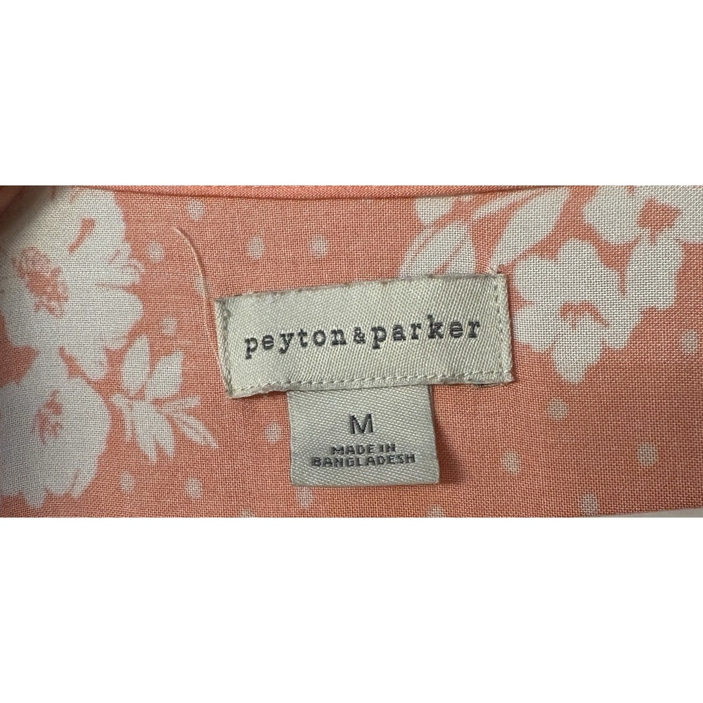 Payton & Parker Coral Floral Maxi Kentucky Derby Dress Sz M Cottagecore Romantic - Picture 9 of 14